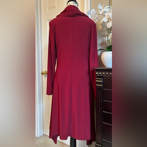 ✨🎄✨MICHAEL TYLER RED/BURGUNDY DRESS Size M NWOT - Picture 6 of 8